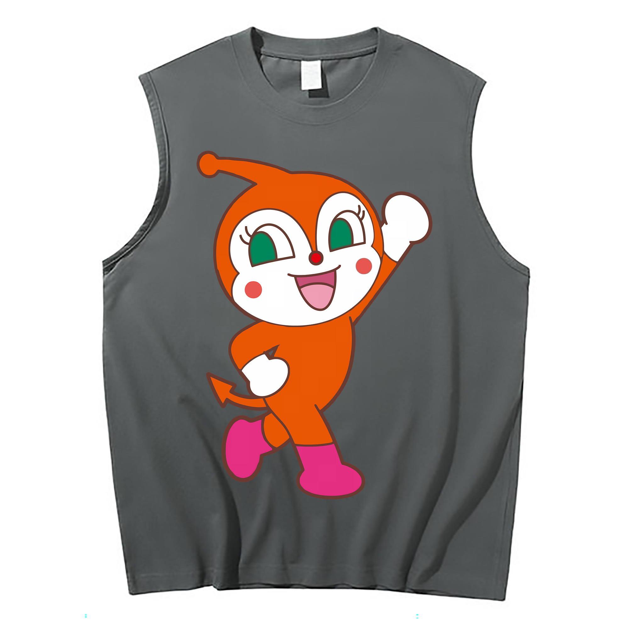 （画像用） アンパンマン Anpanman コットン100％タンクトップ（フロントプリント）